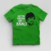 Ketta Payyan Sir Indha Kaali Boys Round Neck T-Shirt in Flag Green Color