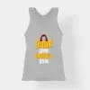 Yaar Ange Yaarada Ange Women's Tank Top in Grey Melange Color