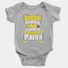 Somebody Kuthing Iam Kathing Onesie/Romper in Grey Melange Color