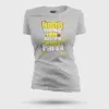 Somebody Kuthing Iam Kathing Women's T-Shirt in Grey Melange Color