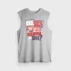 Oru Gentleman Ah Paathuthu Kekkara Kelviyaa Da Idhu Men/Unisex Tank Top in Grey Melange Color