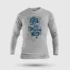 Nalu English Paper Meinjittu Vandhu Film Kattriya Nee Men/Unisex Long Sleeve T-Shirt in Grey Melange Color