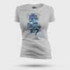 Nalu English Paper Meinjittu Vandhu Film Kattriya Nee Women's T-Shirt in Grey Melange Color
