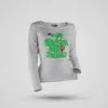 Naanga Adi Vangadha Area Ve Kedayadhu Women's Long Sleeve T-Shirt in Grey Melange Color