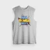 Naa Romba Bisyy Men/Unisex Tank Top in Grey Melange Color
