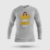 Yaar Ange Yaarada Ange Men/Unisex Long Sleeve T-Shirt in Grey Melange Color