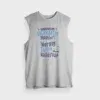 Naanum Valikkaatha Maathiri Evlo Neram Thaan Nadikkirathu Men/Unisex Tank Top in Grey Melange Color