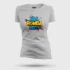 Naa Romba Bisyy Women's T-Shirt in Grey Melange Color