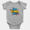 Naa Romba Bisyy Onesie/Romper in Grey Melange Color
