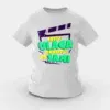 Idhu Ulaga Nadipu Da Sami Girls Round Neck T-Shirt in Grey Melange Color