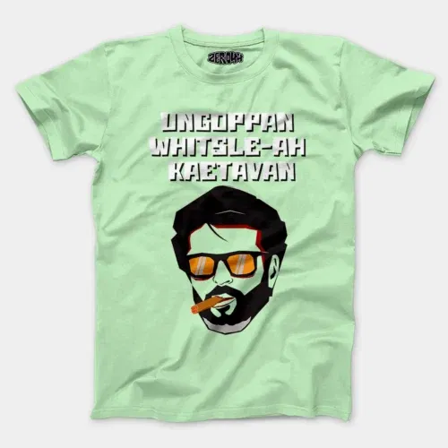 Ungoppan whistle ah kaetavan men/unisex t-shirt in jade color