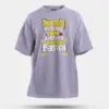 Somebody Kuthing Iam Kathing Men/Unisex Oversized T-Shirt in Lavender Color