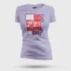 Oru Gentleman Ah Paathuthu Kekkara Kelviyaa Da Idhu Women's T-Shirt in Lavender Color