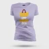 Yaar Ange Yaarada Ange Women's T-Shirt in Lavender Color
