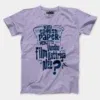 Nalu English Paper Meinjittu Vandhu Film Kattriya Nee Men/Unisex T-Shirt in Lavender Color