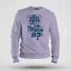 Nalu English Paper Meinjittu Vandhu Film Kattriya Nee Men/Unisex Sweatshirt in Lavender Color