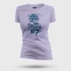 Nalu English Paper Meinjittu Vandhu Film Kattriya Nee Women's T-Shirt in Lavender Color