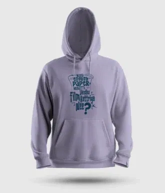 Nalu English Paper Meinjittu Vandhu Film Kattriya Nee Men/Unisex Hoodie in Lavender Color