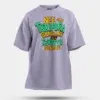 Nee Thirupura Sundari Illa Thiruttu Sundari Men/Unisex Oversized T-Shirt in Lavender Color