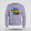 Naa Romba Bisyy Men/Unisex Sweatshirt in Lavender Color