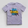 Naa Romba Bisyy Boys Round Neck T-Shirt in Lavender Color