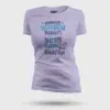 Naanum Valikkaatha Maathiri Evlo Neram Thaan Nadikkirathu Women's T-Shirt in Lavender Color