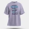 Naanum Valikkaatha Maathiri Evlo Neram Thaan Nadikkirathu Men/Unisex Oversized T-Shirt in Lavender Color