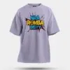 Naa Romba Bisyy Men/Unisex Oversized T-Shirt in Lavender Color
