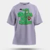 Naanga Adi Vangadha Area Ve Kedayadhu Men/Unisex Oversized T-Shirt in Lavender Color