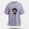 Ungoppan Whistle Ah Kaetavan Men/Unisex Oversized T-Shirt in Lavender Color