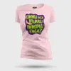 Onnu Inga Irukku, Innonu Enga Women's T-Shirt in Light Baby Pink Color