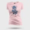 Nalu English Paper Meinjittu Vandhu Film Kattriya Nee Women's T-Shirt in Light Baby Pink Color