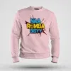 Naa Romba Bisyy Men/Unisex Sweatshirt in Light Baby Pink Color