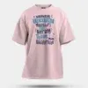 Naanum Valikkaatha Maathiri Evlo Neram Thaan Nadikkirathu Men/Unisex Oversized T-Shirt in Light Baby Pink Color