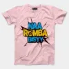 Naa Romba Bisyy Men/Unisex T-Shirt in Light Baby Pink Color