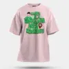 Naanga Adi Vangadha Area Ve Kedayadhu Men/Unisex Oversized T-Shirt in Light Baby Pink Color