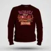 Vaazhkayila Sila Adigal Vizha Dhan Seyiyum Men/Unisex Sweatshirt in Maroon Color