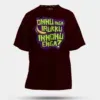Onnu Inga Irukku, Innonu Enga Men/Unisex Oversized T-Shirt in Maroon Color
