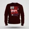 Oru Gentleman Ah Paathuthu Kekkara Kelviyaa Da Idhu Men/Unisex Sweatshirt in Maroon Color