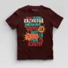 Orthanukku Ullooru La Kazhudha Meiykave Vakku Ila Boys Round Neck T-Shirt in Maroon Color
