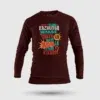 Orthanukku Ullooru La Kazhudha Meiykave Vakku Ila Men/Unisex Long Sleeve T-Shirt in Maroon Color