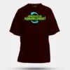 Marupadiyum Modhalenda! Men/Unisex Oversized T-Shirt in Maroon Color
