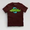Marupadiyum Modhalenda! Boys Round Neck T-Shirt in Maroon Color