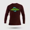 Marupadiyum Modhalenda! Men/Unisex Long Sleeve T-Shirt in Maroon Color
