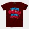 Innuma Indha Ooru Namala Nambudhu Men/Unisex T-Shirt in Maroon Color