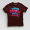 Innuma Indha Ooru Namala Nambudhu Boys Round Neck T-Shirt in Maroon Color