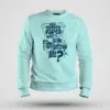 Nalu English Paper Meinjittu Vandhu Film Kattriya Nee Men/Unisex Sweatshirt in Mint Color