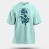 Nalu English Paper Meinjittu Vandhu Film Kattriya Nee Men/Unisex Oversized T-Shirt in Mint Color