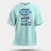 Naanum Valikkaatha Maathiri Evlo Neram Thaan Nadikkirathu Men/Unisex Oversized T-Shirt in Mint Color