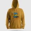 Naa Romba Bisyy Men/Unisex Hoodie in Mustard Yellow Color